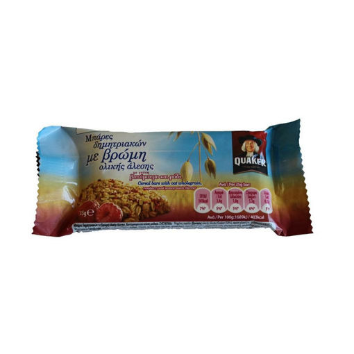 QUAKER BAR ΒΑΤΟΜΟΥΡΟ ΡΟΔΙ 35g