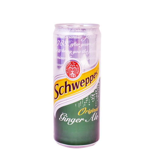 SCHWEPPES GINGER ALE CAN 330ml