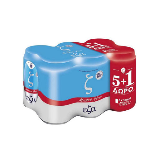 ΜΠΥΡΑ EZA ALCOHOL FREE ΚΟΥΤΙ 6X330ml 5+1