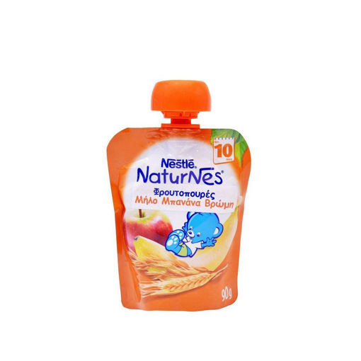 BABY FOOD NESTLE NATUR. ΜΠΑΝΑ-ΜΗΛΟ-ΒΡΩΜΗ 90g