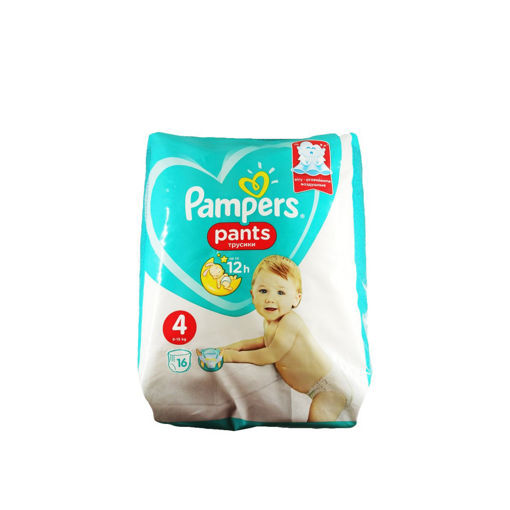 PAMPERS No4 PANTS 9-15kg 16pcs