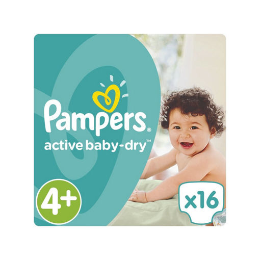 PAMPERS DRY No4+ 9-16kg 16pcs