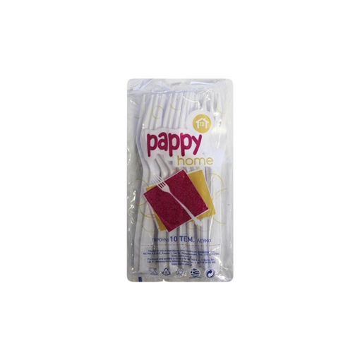PAPPY PLASTIC FORKS 10