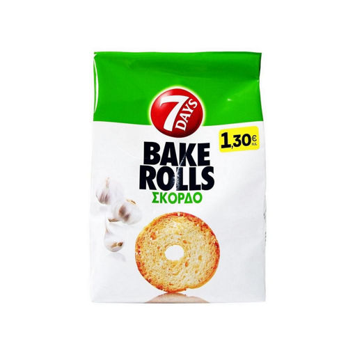 7D BAKE ROLLS GARLIC 160g