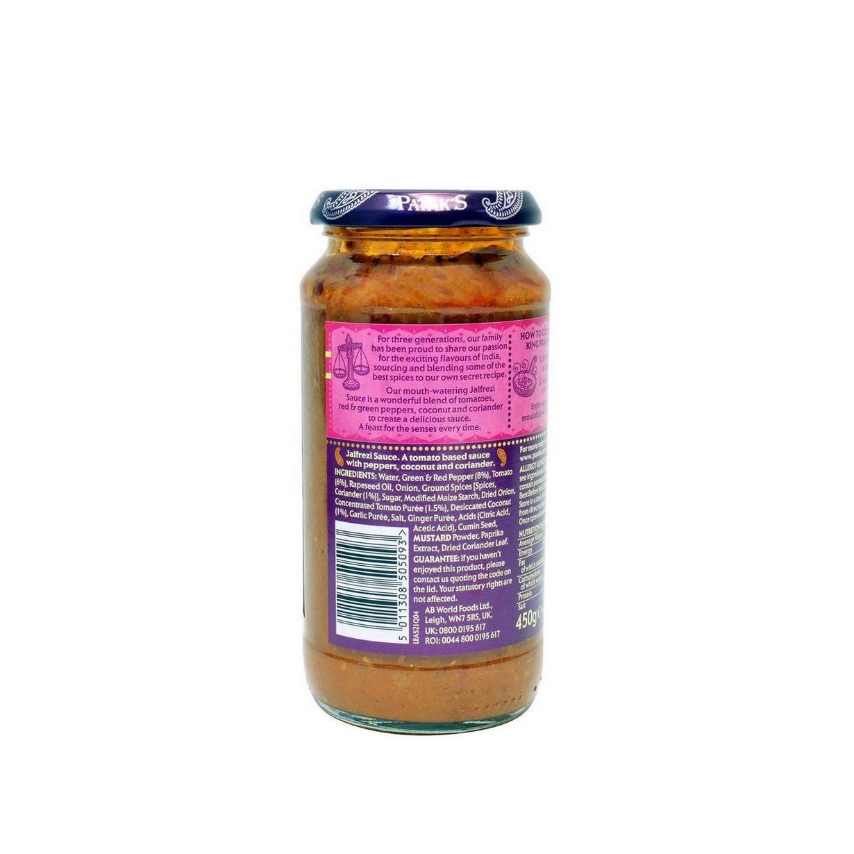 abconline.gr Your grocery store in Rhodes. PATAK'S Jalfrezi 450g