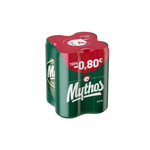 ΜΥΘΟΣ -0.80Ε 500ml 4pack