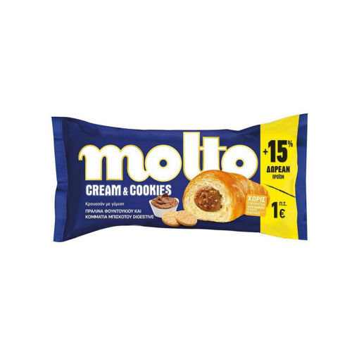 MOLTO CROISSANT VANIL CREAM&COOKIES 92g