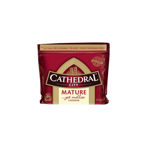 CHEESE CATHEDRAL MATURE CHEDDAR 200g