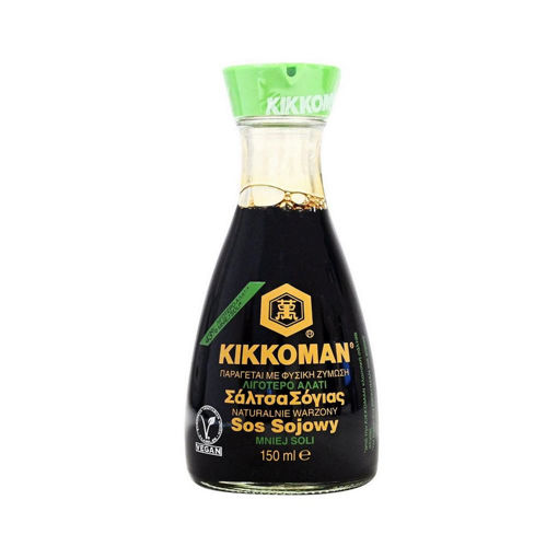 KIKKOMAN SOY SAUCE LESS SALT DISPml