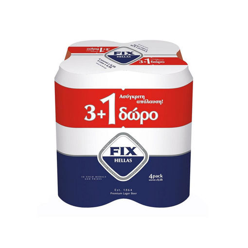 ΜΠΥΡΑ FIX HELLAS ΚΟΥΤΙ 500ml 3+1