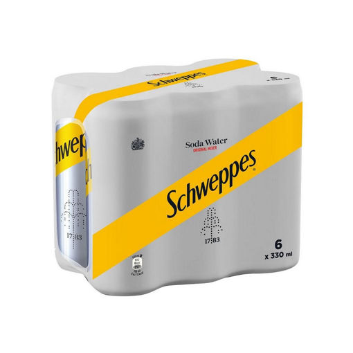 SCHWEPPES SODA 6X330ml PACK