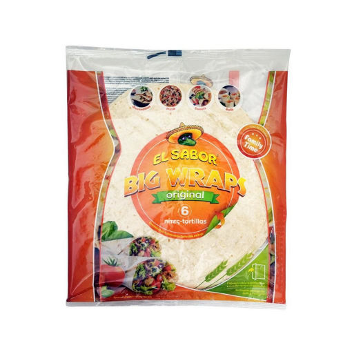 EL SABOR WRAPS TORTILLA 370g