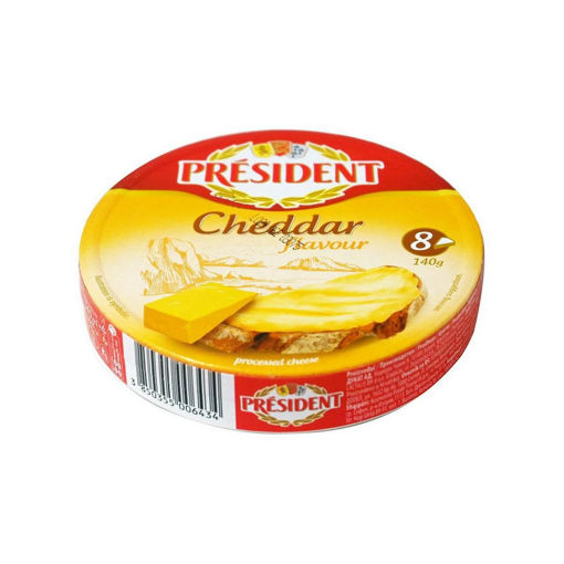 PRESIDENT ΤΥΡΙ ΤΡΙΓ. CHEDDAR 140g