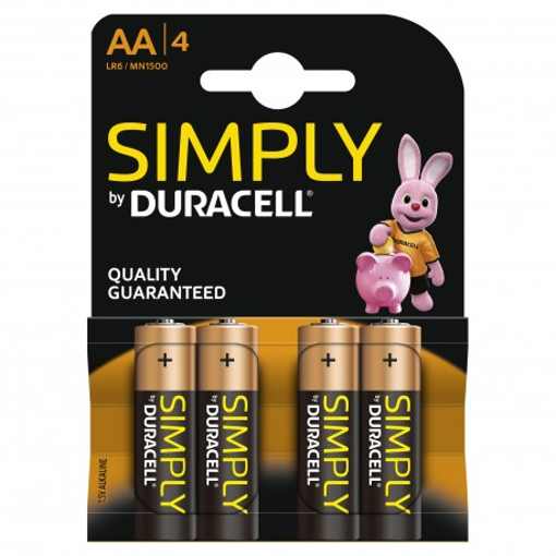 DURACELL SIMPLY AA 4TEM