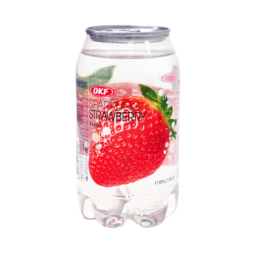 OKF SPARKLING WATER STRAWBERRY 350ml