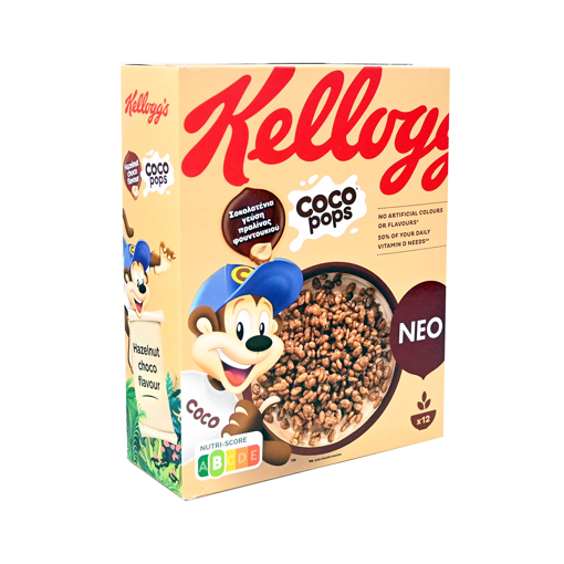 KELLOGGS COCO POPS HAZELNUT CHOCO 375g