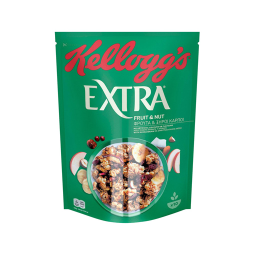 KELLOGGS EXTRA FRUIT & NUT 450g