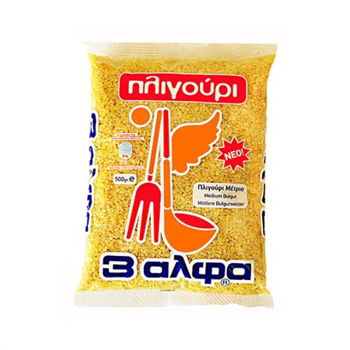 Picture of Πλιγούρι Μέτριο 3 Άλφα 500g