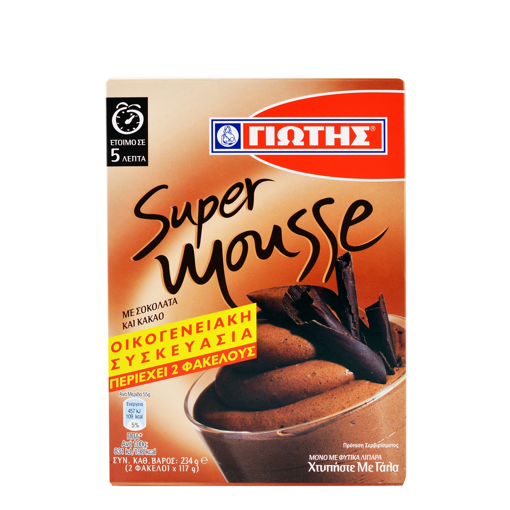 ΓΙΩΤΗΣ SUPER MOUSSE ΚΑΚΑΟ 117g