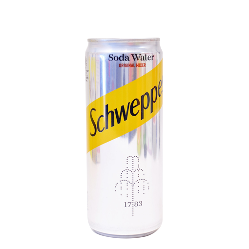 SCHWEPPES SODA CAN 330ml (24c)