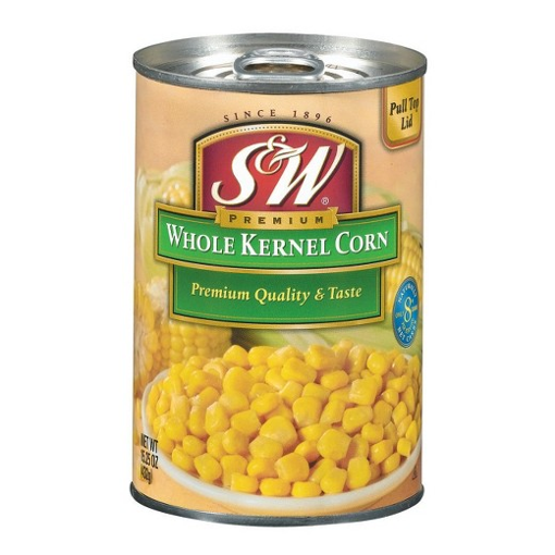 S&W WHOLE KERNEL CORN 432g