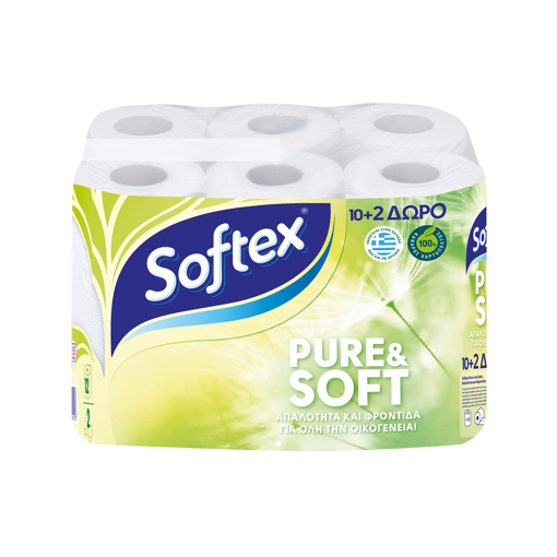 SOFTEX Χ. ΥΓΕΙΑΣ PURE&SOFT 10+2