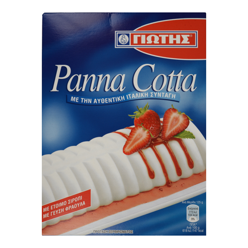 Picture of Jois Panna Cotta Mix with Strawberry Syrup 200g