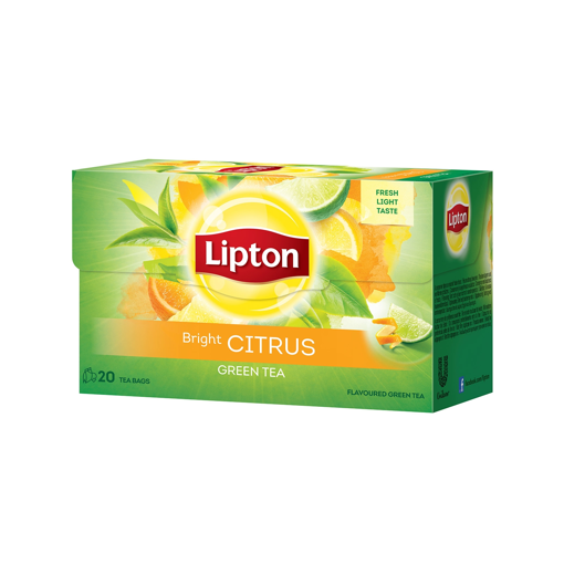 LIPTON GREEN CITRUS 20X1.3g