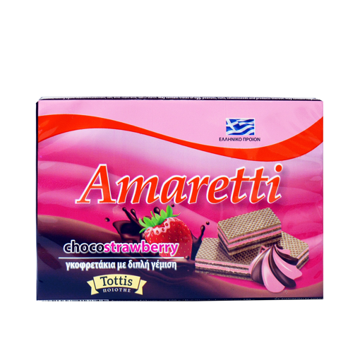 AMARETTI CHOCO STRAWBERRY ΓΚΟΦΡΕΤΑΚΙΑ 68g