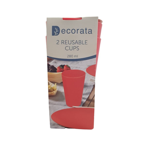 ΠΟΤΗΡΙΑ ΠΛΑΣΤ ΠΟΛ/ΠΛΩΝ ΧΡΗΣ RED DECORATA 280ml