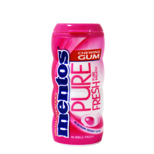 MENTOS GUM PURE BUBBLE FRESH BTL 28g