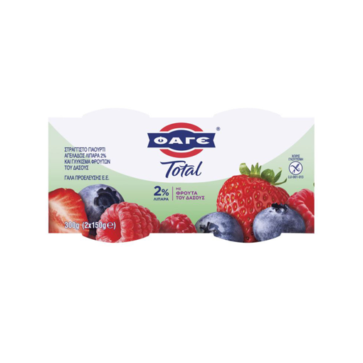 ΦΑΓΕ TOTAL 2% ΦΡΟΥΤΑ ΤΟΥ ΔΑΣΟΥΣ 2Χ150g