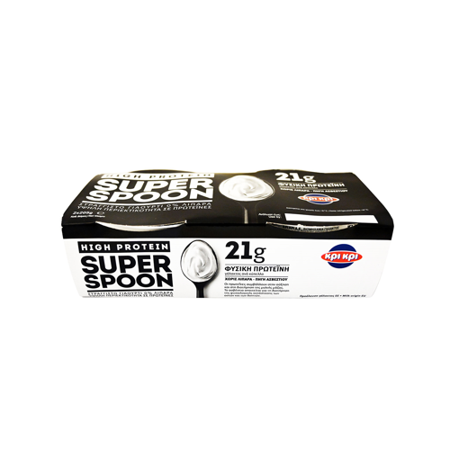 ΚΡΙ ΚΡΙ SUPERSPOON ΛΕΥΚΟ HIGH PROTEIN 2X205g