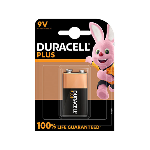 DURACELL PLUS 100 ALC 9V