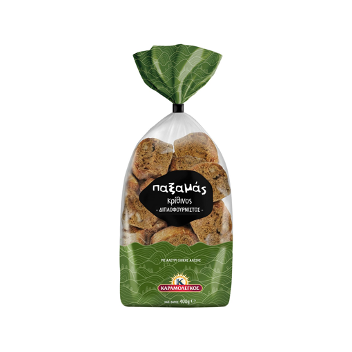 ΚΑΡΑΜΟΛΕΓΚΟΣ ΠΑΞΑΜΑΣ ΚΡΙΘΙΝΟΣ 400g