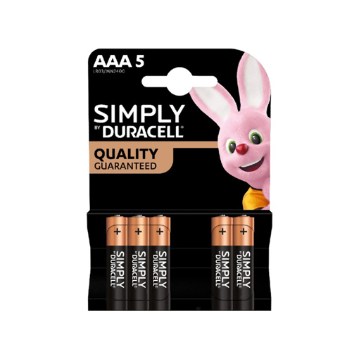 DURACELL SIMPLY ALC MN2400 AAA B5