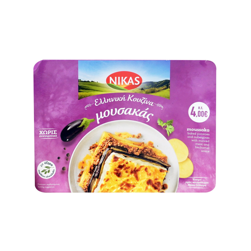 ΝΙΚΑΣ ΕΛΛΗΝΙΚΗ ΚΟΥΖΙΝΑ ΜΟΥΣΑΚΑΣ 350g