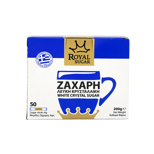 ROYAL ΖΑΧΑΡΗ STICKS 200g 50Τ