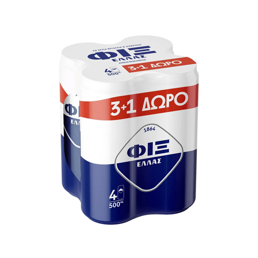 ΜΠΥΡΑ FIX HELLAS ΚΟΥΤΙ 500ml 3+1