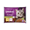 WHISKAS PURE DEL ΦΑΚ. MIXED ΖΕΛΕ 4X85g