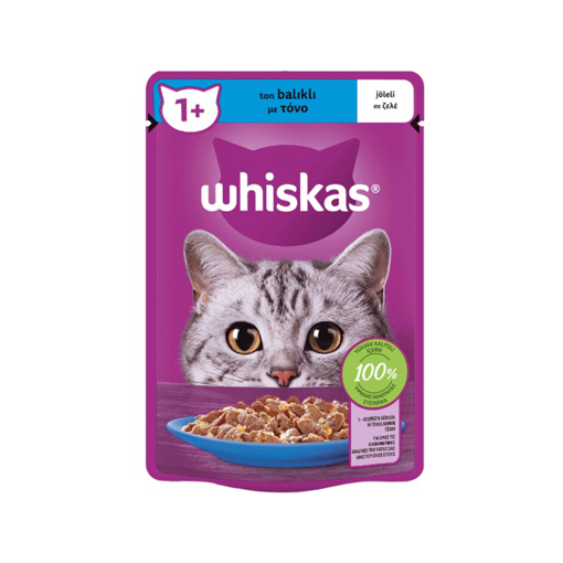 WHISKAS ΦΑΚΕΛΑΚΙ ΤΟΝΟΣ ΣΕ ΖΕΛΕ 85g