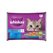 WHISKAS ΦΑΚ ΨΑΡΙΚΑ ΖΕΛΕ 4X85g
