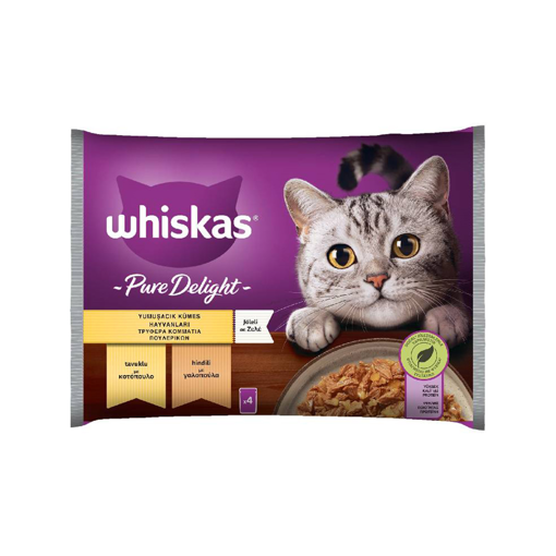 WHISKAS ADULT ΠΟΥΛΕΡΙΚΑ 4X85g