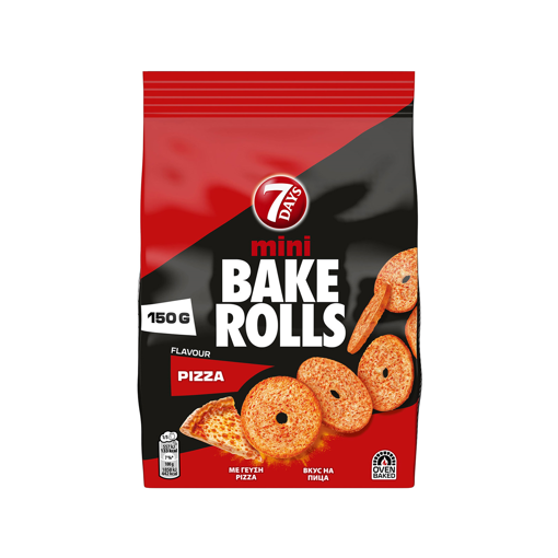 7D BAKE ROLLS PIZZA 150g