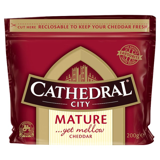 CHEESE CATHEDRAL MATURE CHEDDAR 200g