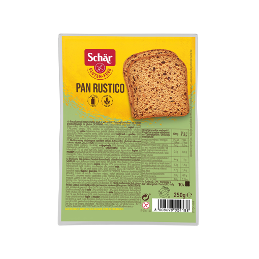 SCHAR PAN RUSTICO ΨΩΜΙ ΟΛΙΚΗΣ  Χ/ΓΛΤ 250g