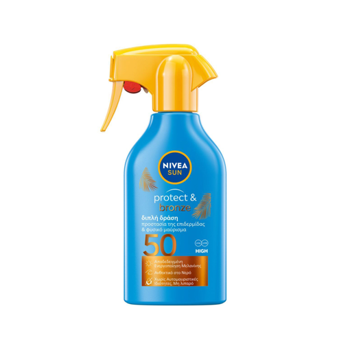 NIVEA SUN TRIGGER PR&BRONZE SPF50 250ml