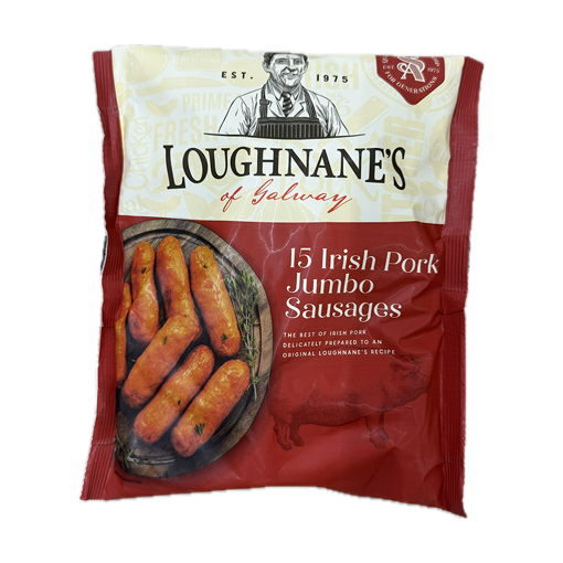 LOUGHNANES FROZEN JUMBO SAUSAGE 750g