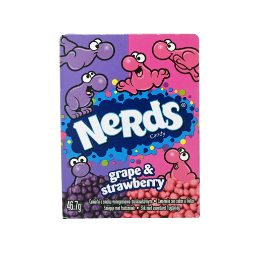 WONKA NERDS STRAWBERRY (ΜΩΒ) 46.7g