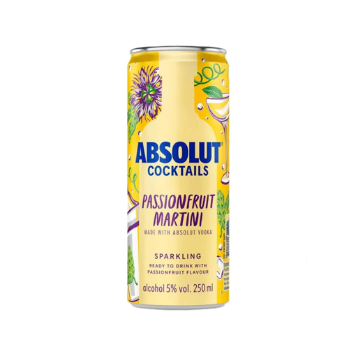 ABSOLUT PASSION MARTINI 5% 250ml